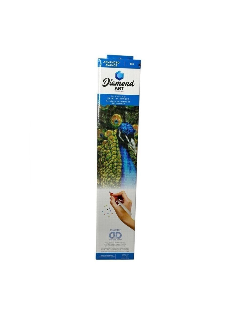 Diamond Art Peacock Craft Kit - Blue and Green